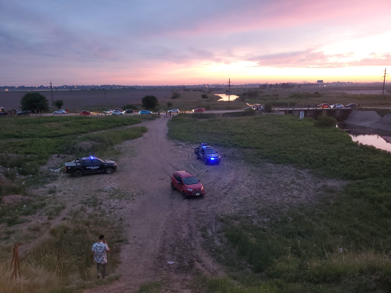 Fiesta clandestina en la represa fue desbaratada por la Policía